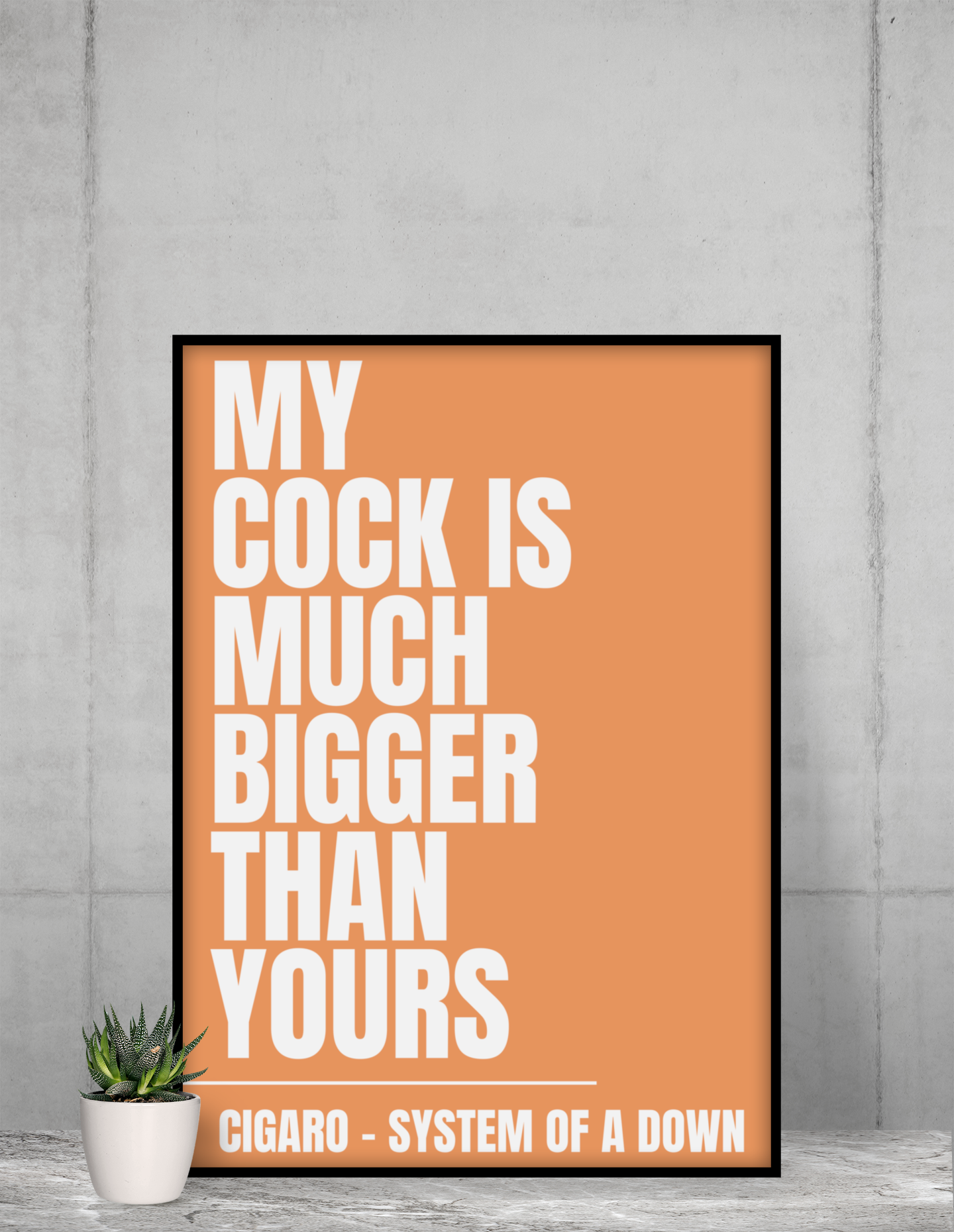 System of a Down - Cigaro - Art Print